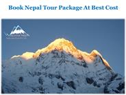 Book Nepal Tour Package At Best Cost