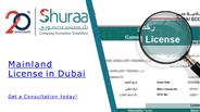 Mainland License in Dubai