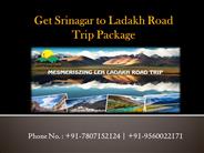 Get Srinagar to Ladakh Road Trip Package