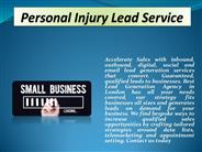 Personal Injury Lead Service