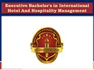 Executive Bachelor's in International Hotel And Hospitality Management