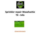 Elite Sprinkler Repair Waxahachie - Guide (1)