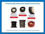 The Best Quality Rubber Hose Supplies That You Need