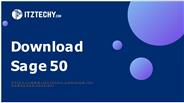 Sage 50 Accounting Software Download