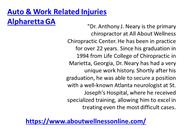Auto & Work Related Injuries Alpharetta GA