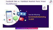 Facebook Ads Vs. Facebook Boosted Posts: Know The Difference