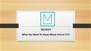 What You Need To Know About Virtual CFO