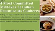 4 Most Committed Mistakes at Indian Restaurants Canberra