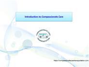 Introduction to Compassionate Care