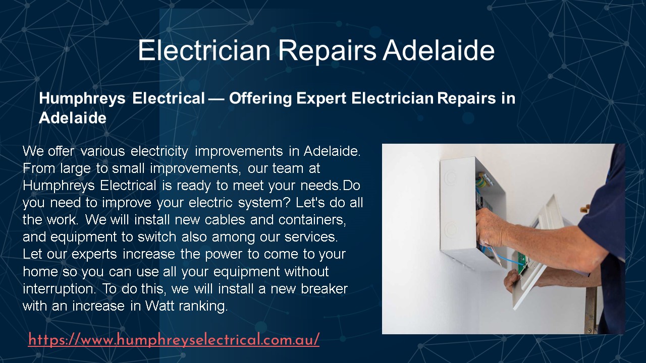 Electrician Repairs Adelaide