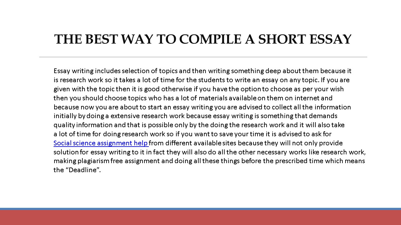 Social science assignment help