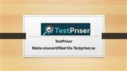 Bästa resecertifikat Via Testpriser.se