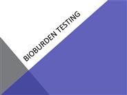 Bioburden Testing