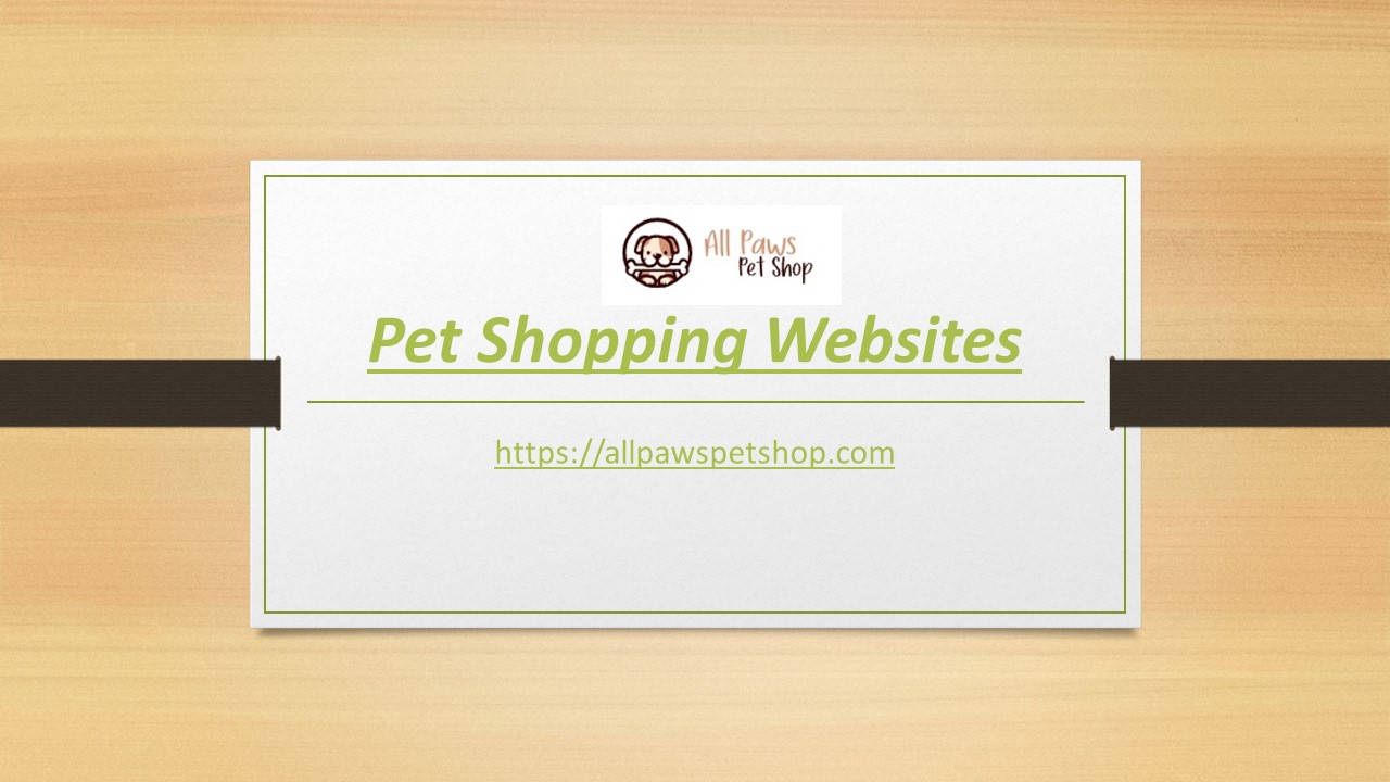 PPT Pet Store Online Shopping (1) PowerPoint presentation free to