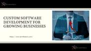 Custom Software Development for Growing Businesses