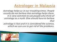 Astrologer in Malaysia