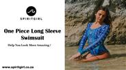 One Piece Long Sleeve Swimsuit