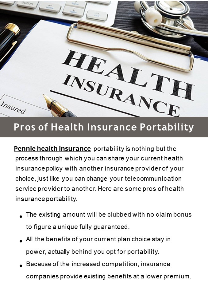 Pros of Health Insurance Portability