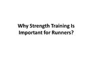 Why Strength training is Important?