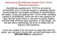 Addressing QuickBooks Update Error 15101: Effective Solutions