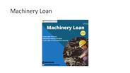 Machinery Loan