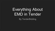 Everything About EMD in Tender