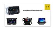 What Is A Multimedia System In A Car?