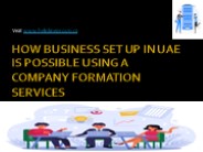 COMPANY FORMATION IN UAE
