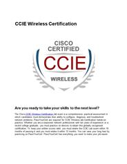 CCIE Wireless Certification (1)