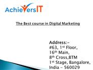 Digital Marketing Training in Bangalore