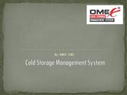Cold Storage Management - Omex CSMS