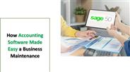 How Accounting Software Made Easy a Business Maintenance