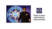 Things To Know About KBC JIO Lottery Number
