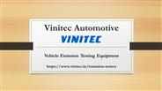 Vehicle Emission Testing Equipment Supplier