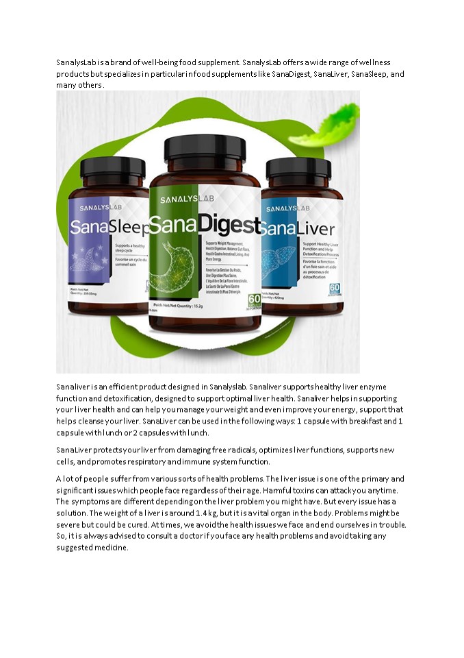 SanalysLab-Vitamins and Supplements