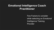 Emotional Intelligence Coach Practitioner