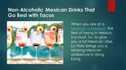 Non-Alcoholic Mexican Drinks That Go Best with Tacos
