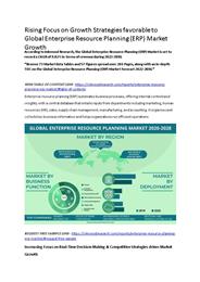 Global Enterprise Resource Planning (ERP) Market
