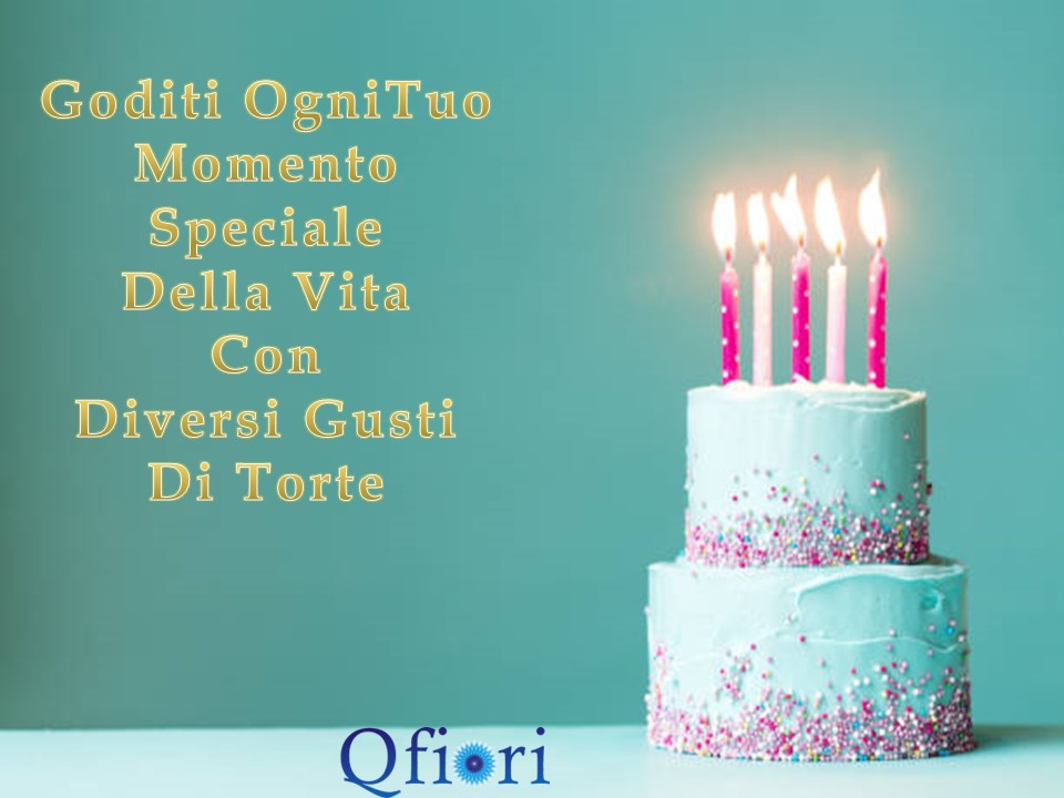 Goditi OgniTuo Momento Speciale Della Vita Con Diversi Gusti Di Torte