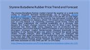 Demand of Styrene Butadiene Rubber