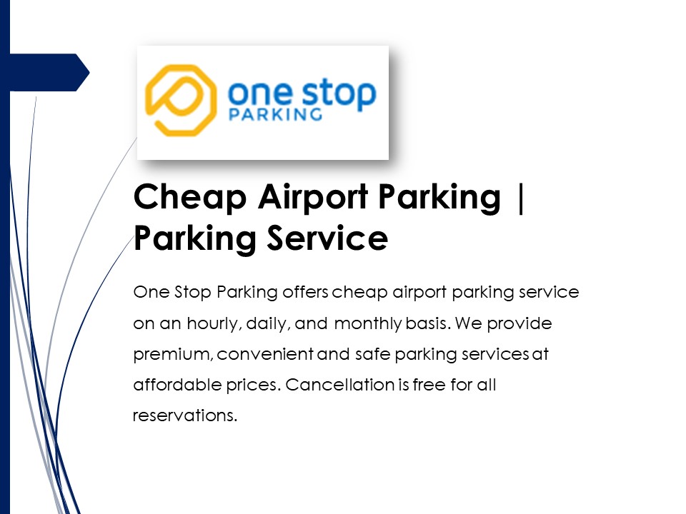 PPT Cheap Airport Parking Parking Service One Stop Parking