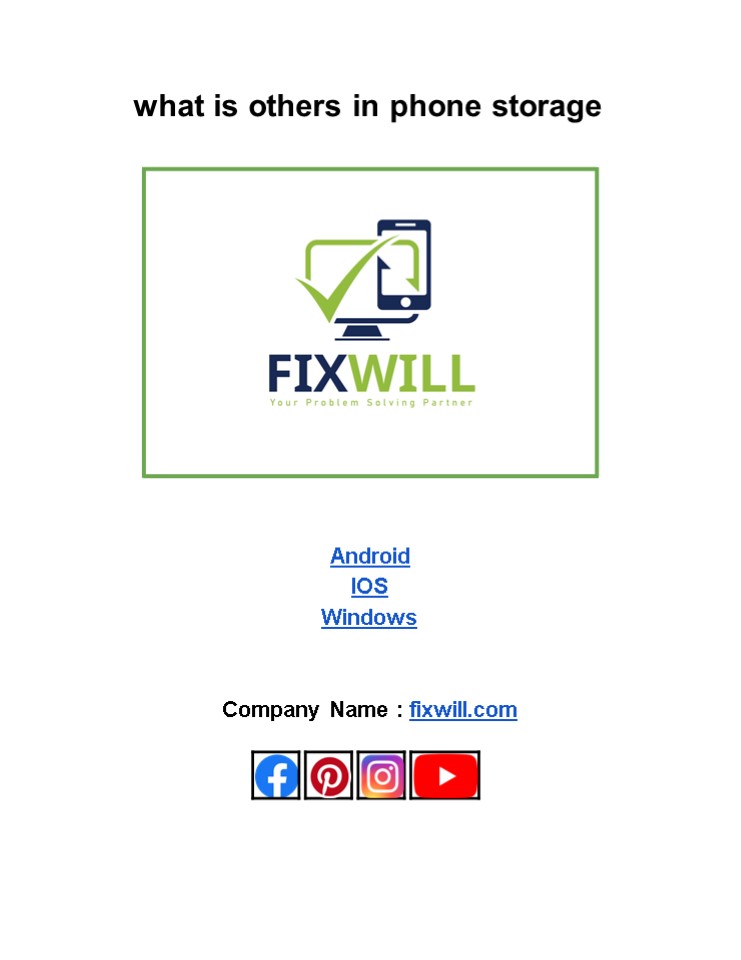 What is Other in Samsung Internal Storage