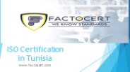 ISO Certification in Tunisia