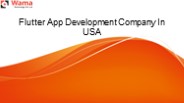 Flutter App Development Company In Usa