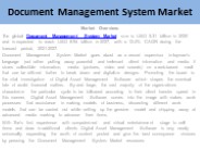 Document Management System Market Report