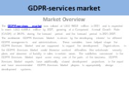 GDPR Services Market Research Report