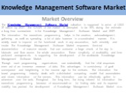 Knowledge Management Software Market Report