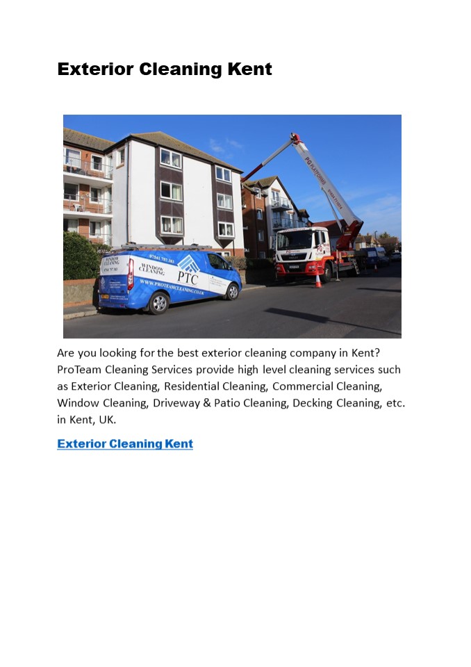 Exterior Cleaning Kent
