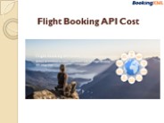 Flight Booking API Cost