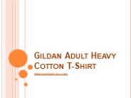 Gildan Adult Heavy Cotton T-Shirt